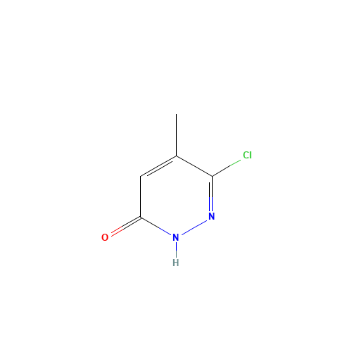 6-chloro-5-methylpyridazin-3(2h)-one (CAS: 1703-07-7) - Chemical Structure and Molecular Formula 