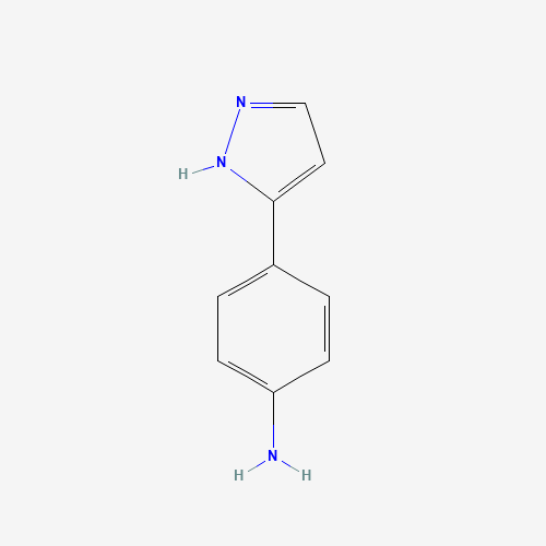 4-(1H-Pyrazol-5-yl)aniline (CAS: 89260-45-7) - Related Chemical Product
