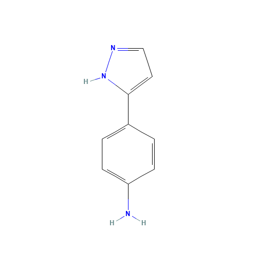 4-(1H-Pyrazol-5-yl)aniline (CAS: 89260-45-7) - Related Chemical Product