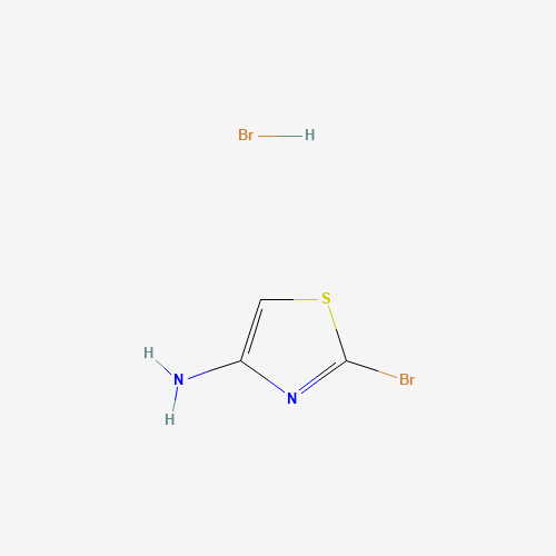2-Bromo-1,3-thiazol-4-amine (CAS: 41731-35-5) - Chemical Structure and Molecular Formula 