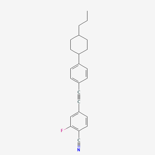 BENZONITRILE,2-FLUORO-4-[[4-(4-PROPYLCYCLOHEXYL)PHENYL]ETHYNYL]-,TRANS- (CAS: 141743-43-3) - Related Chemical Product