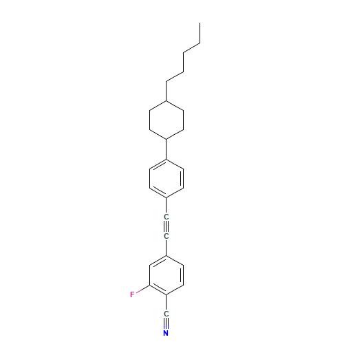 2-Fluoro-4-[[4-(trans-4-propylcyclohexyl)phenyl]ethynyl]-cyanophenyl (CAS: 178628-30-3) - Related Chemical Product