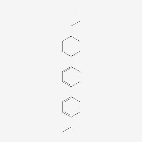 4-Ethyl-4'-(4-propylcyclohexyl)biphenyl (CAS: 84540-37-4) - Chemical Structure and Molecular Formula 