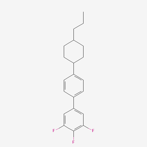 1,2,3-trifluoro-5-[4-(4-propylcyclohexyl)phenyl]benzene (CAS: 132123-39-8) - Related Chemical Product