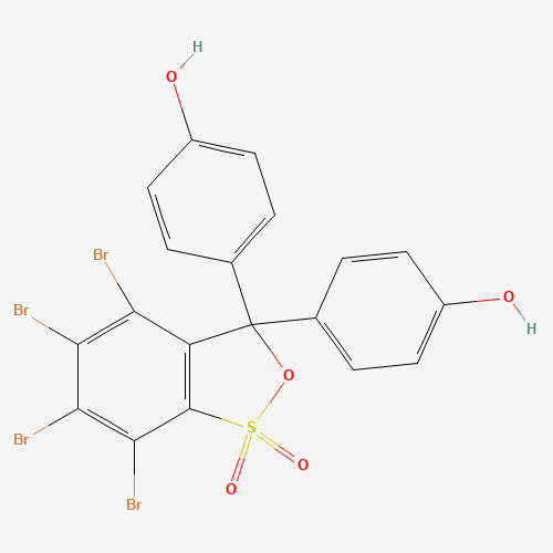 2,3,4,5-Tetrabromo-6-[(4-hydroxyphenyl)(4-oxo-2,5-cyclohexadien-1-ylidene)methyl]benzenesulfonic acid (CAS: 77172-72-6) - Related Chemical Product