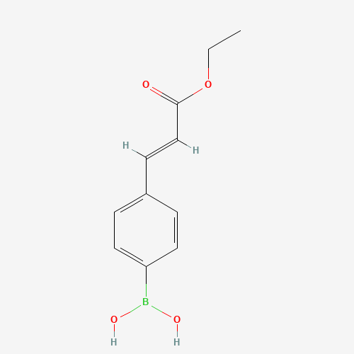 {4-[(1E)-3-Ethoxy-3-oxo-1-propen-1-yl]phenyl}boronic acid (CAS: 850568-49-9) - Related Chemical Product