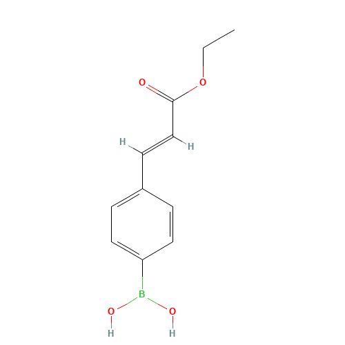 {4-[(1E)-3-Ethoxy-3-oxo-1-propen-1-yl]phenyl}boronic acid (CAS: 850568-49-9) - Related Chemical Product