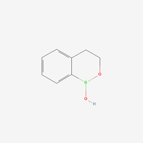 3,4-Dihydro-1H-2,1-benzoxaborinin-1-ol (CAS: 19206-51-0) - Chemical Structure and Molecular Formula 