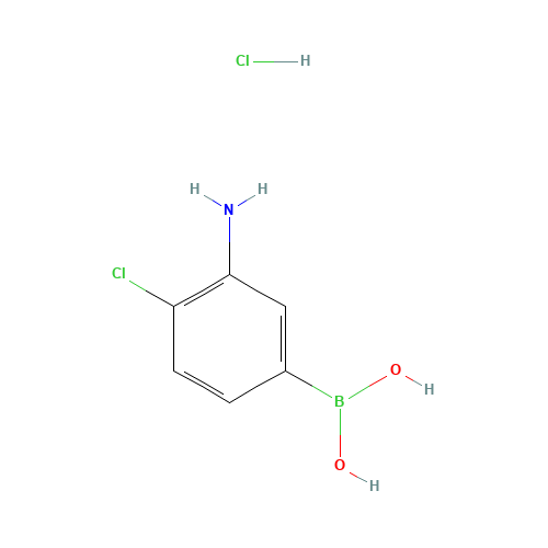 (3-Amino-4-chlorophenyl)boronic acid (CAS: 850568-45-5) - Related Chemical Product