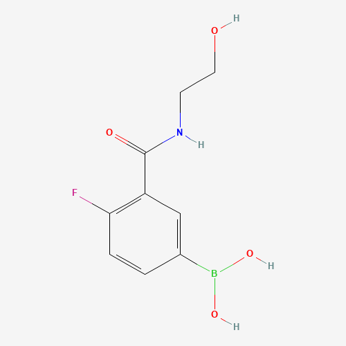 {4-Fluoro-3-[(2-hydroxyethyl)carbamoyl]phenyl}boronic acid (CAS: 874219-25-7) - Related Chemical Product