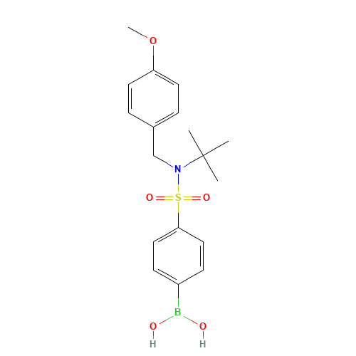 {4-[(4-Methoxybenzyl)(2-methyl-2-propanyl)sulfamoyl]phenyl}boronic acid (CAS: 957060-86-5) - Related Chemical Product
