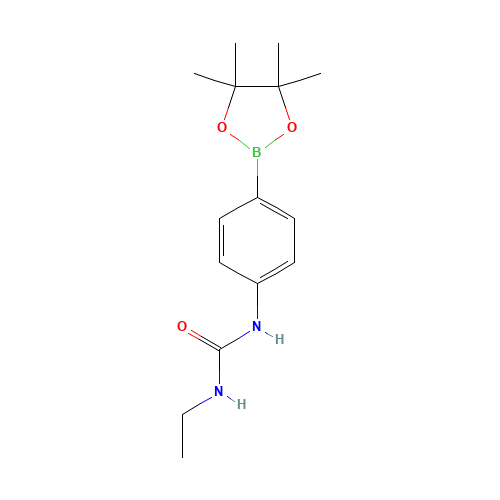 1-Ethyl-3-[4-(4,4,5,5-tetramethyl-1,3,2-dioxaborolan-2-yl)phenyl]urea (CAS: 874291-00-6) - Related Chemical Product