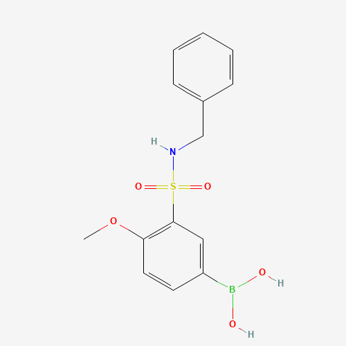 [3-(Benzylsulfamoyl)-4-methoxyphenyl]boronic acid (CAS: 874219-51-9) - Related Chemical Product