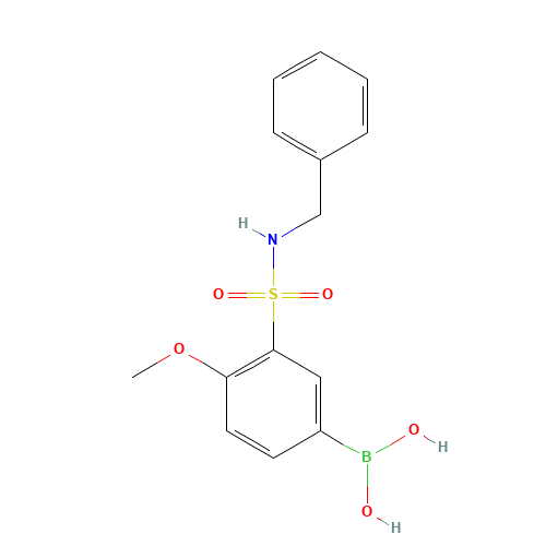 [3-(Benzylsulfamoyl)-4-methoxyphenyl]boronic acid (CAS: 874219-51-9) - Related Chemical Product