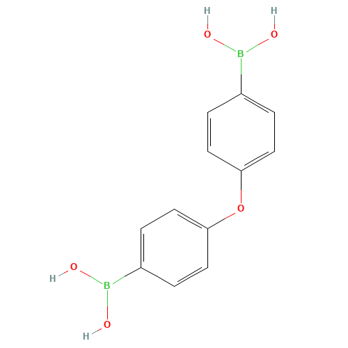 (Oxydi-4,1-phenylene)diboronic acid (CAS: 19014-29-0) - Chemical Structure and Molecular Formula 