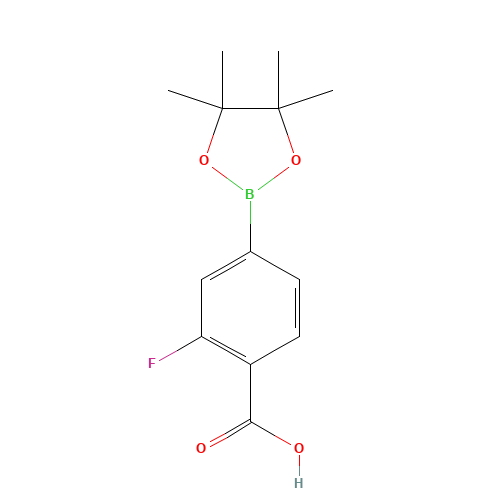 2-Fluoro-4-(4,4,5,5-tetramethyl-1,3,2-dioxaborolan-2-yl)benzoic acid (CAS: 867256-77-7) - Related Chemical Product