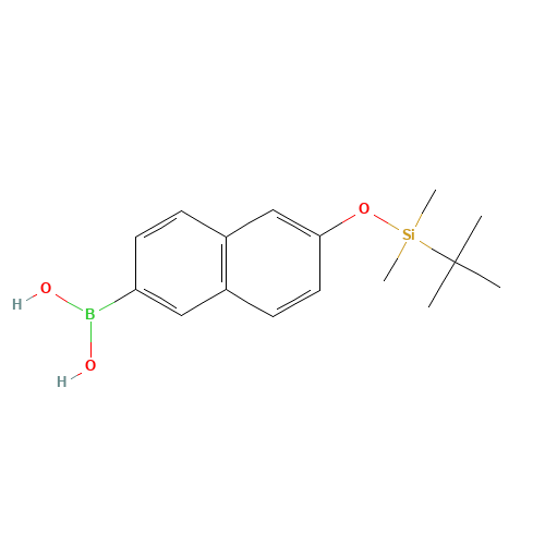 (6-{[Dimethyl(2-methyl-2-propanyl)silyl]oxy}-2-naphthyl)boronic acid (CAS: 179942-45-1) - Related Chemical Product