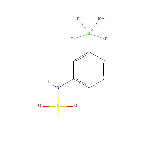 Potassium trifluoro{3-[(methylsulfonyl)amino]phenyl}borate(1-) (CAS: 850623-67-5) - Related Chemical Product