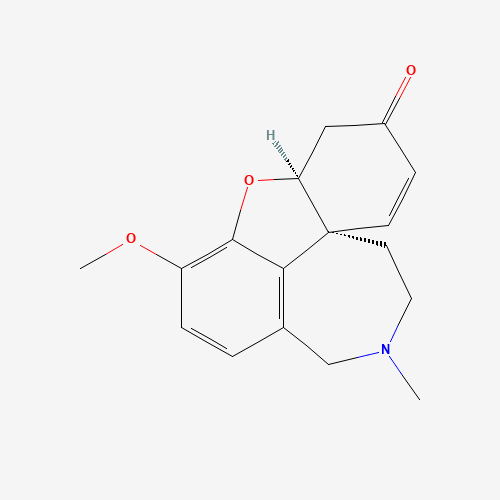 (4aR,8aR)-3-Methoxy-11-methyl-4a,5,9,10,11,12-hexahydro-6H-[1]benzofuro[3a,3,2-ef][2]benzazepin-6-one (CAS: 1668-86-6) - Chemical Structure and Molecular Formula 