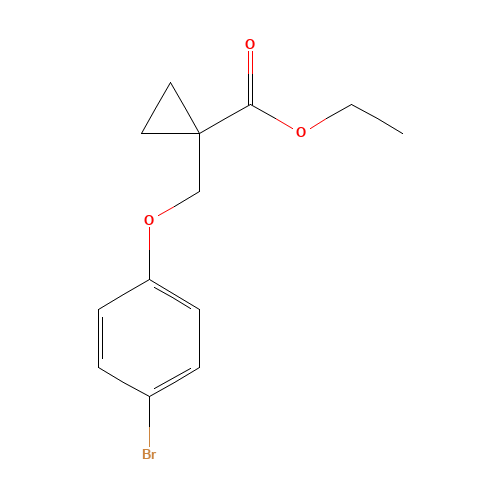ethyl 1-((4-broMophenoxy)Methyl)cyclopropanecarboxylate (CAS: 1311265-17-4) - Related Chemical Product