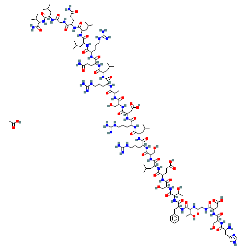 Secretin acetate (CAS: 10813-74-8) - Chemical Structure and Molecular Formula 