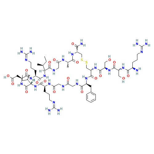 ARG-SER-SER-CYS-PHE-GLY-GLY-ARG-ILE-ASP-ARG-ILE-GLY-ALA-CYS-NH2 (CAS: 111863-73-1) - Related Chemical Product