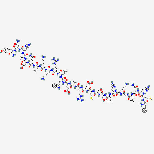 (TYR34)-PTH (7-34) AMIDE (CAS: 86292-93-5) - Chemical Structure and Molecular Formula 