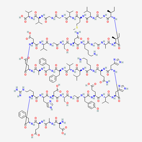 beta Amyloid (1-40) human (CAS: 131438-79-4) - Chemical Structure and Molecular Formula 