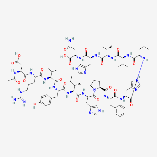 AC-ASP-ARG-VAL-TYR-ILE-HIS-PRO-PHE-HIS-LEU-VAL-ILE-HIS-ASN-OH (CAS: 104180-27-0) - Related Chemical Product