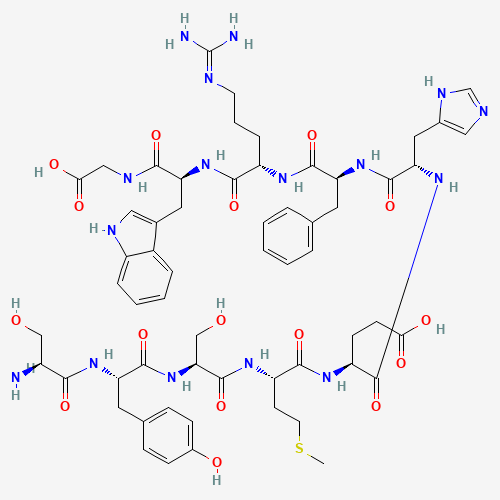 Seryltyrosylserylmethionyl-a-glutamylhistidylphenylalanylarginyltryptophylglycine (CAS: 2791-05-1) - Related Chemical Product
