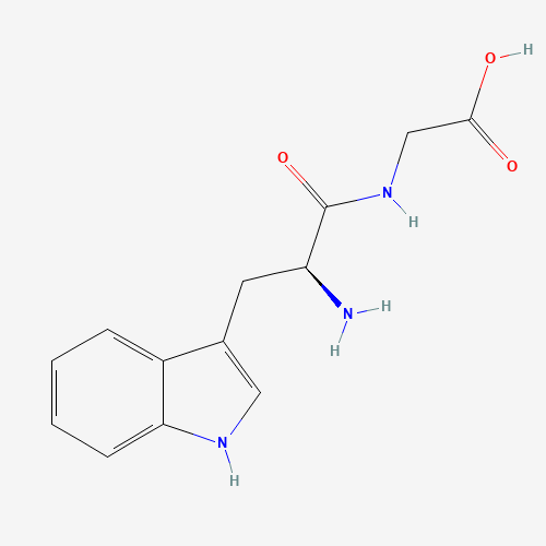 Tryptophylglycine (CAS: 7360-09-0) - Chemical Structure and Molecular Formula 