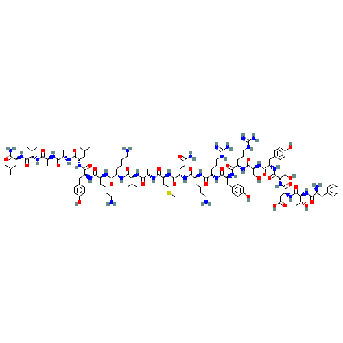 Pacap (6-27)-human (CAS: 136134-68-4) - Chemical Structure and Molecular Formula 