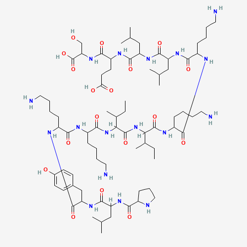 PLATELET FACTOR 4 (58-70) chemical structure PLATELET FACTOR 4 (58-70) (CAS: 82989-21-7) - Chemical Structure and Molecular Formula