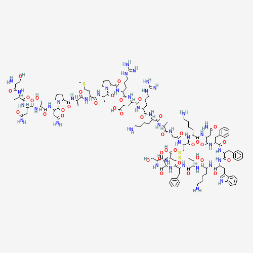 SOMATOSTATIN 28, CYCLIC (CAS: 73032-94-7) - Chemical Structure and Molecular Formula 