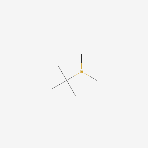 Dimethyl(2-methyl-2-propanyl)silane (CAS: 29681-57-0) - Chemical Structure and Molecular Formula 