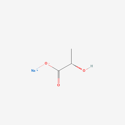 (2S)-2-Hydroxypropanoic acid (CAS: 867-56-1) - Chemical Structure and Molecular Formula 