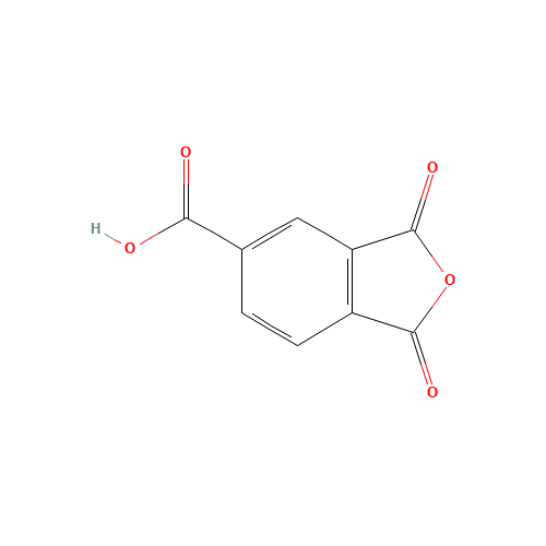 1,3-Dioxo-1,3-dihydro-2-benzofuran-5-carboxylic acid (CAS: 552-30-7) - Related Chemical Product