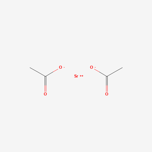 Strontium diacetate (CAS: 543-94-2) - Chemical Structure and Molecular Formula 