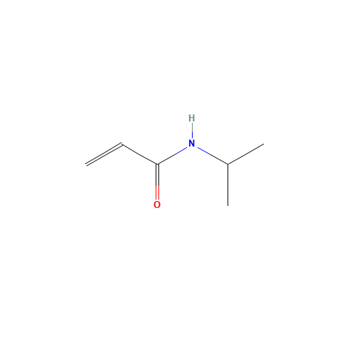 N-Isopropylacrylamide (CAS: 2210-25-5) - Chemical Structure and Molecular Formula 