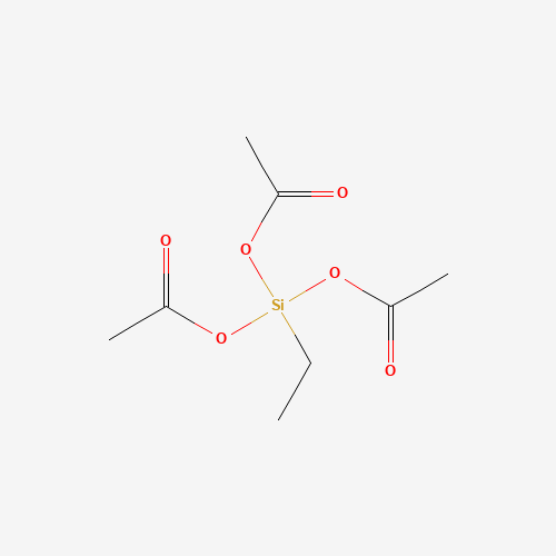 Ethylsilanetriyl triacetate (CAS: 17689-77-9) - Chemical Structure and Molecular Formula 