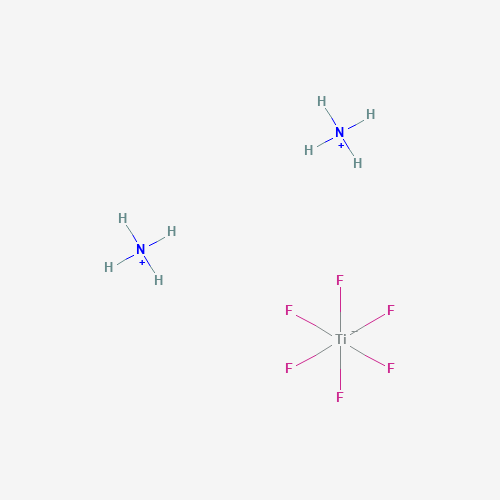 Diammonium hexafluorotitanate(2-) (CAS: 16962-40-6) - Chemical Structure and Molecular Formula 