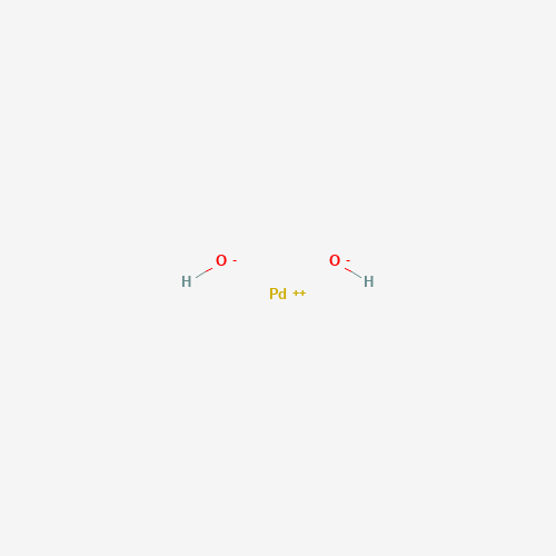 Palladium(2+) dihydroxide chemical structure Palladium(2+) dihydroxide (CAS: 12135-22-7) - Chemical Structure and Molecular Formula