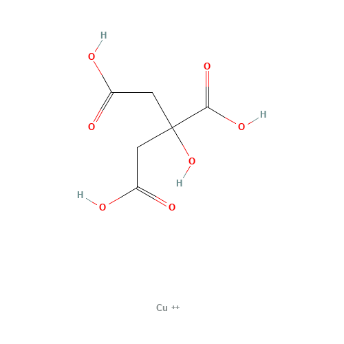 Copper(2+) 2-hydroxy-1,2,3-propanetricarboxylate (3:2) (CAS: 10402-15-0) - Related Chemical Product