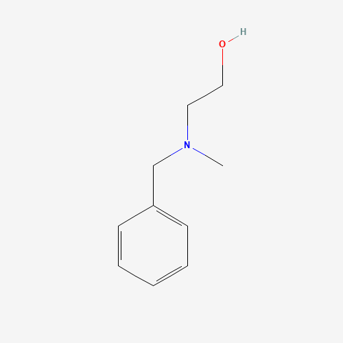 2-[Benzyl(methyl)amino]ethanol (CAS: 101-98-4) - Chemical Structure and Molecular Formula 