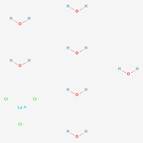 Lanthanum trichloride (CAS: 10025-84-0) - Chemical Structure and Molecular Formula 