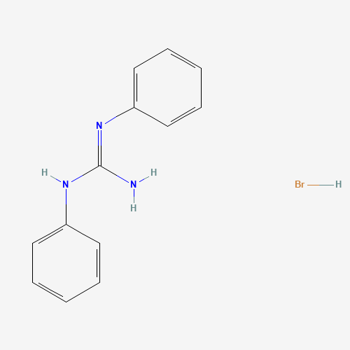 1,2-Diphenylguanidine hydrobromide (1:1) (CAS: 93982-96-8) - Chemical Structure and Molecular Formula 