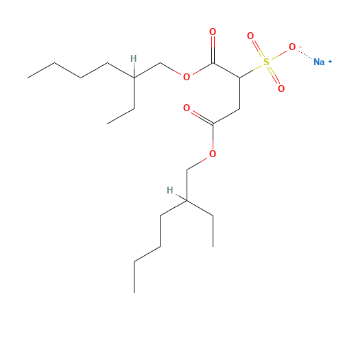 Sodium 1,4-bis[(2-ethylhexyl)oxy]-1,4-dioxo-2-butanesulfonate (CAS: 577-11-7) - Related Chemical Product