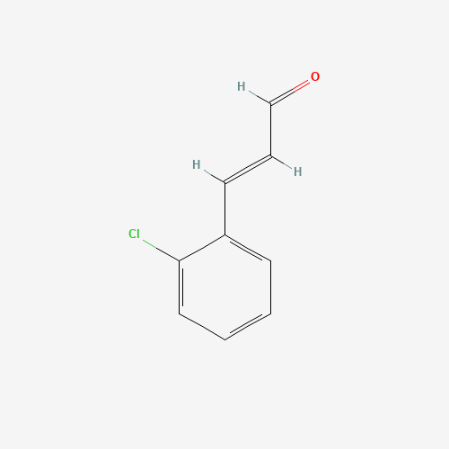 (2E)-3-(2-Chlorophenyl)acrylaldehyde (CAS: 138555-57-4) - Chemical Structure and Molecular Formula 