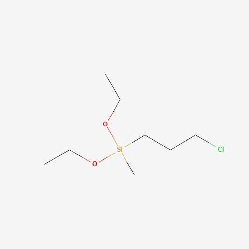 (3-Chloropropyl)(diethoxy)methylsilane chemical structure (3-Chloropropyl)(diethoxy)methylsilane (CAS: 13501-76-3) - Chemical Structure and Molecular Formula