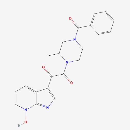 1-(4-Benzoyl-2-methyl-1-piperazinyl)-2-(1H-pyrrolo[2,3-b]pyridin-3-yl)-1,2-ethanedione (CAS: 357262-90-9) - Related Chemical Product